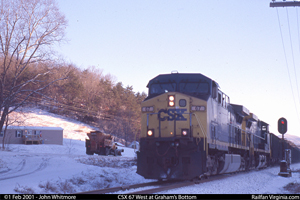 CSX 67 West at Graham's Bottom
